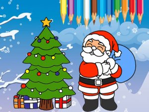 Coloring Christmas Tree Online Coloring Game