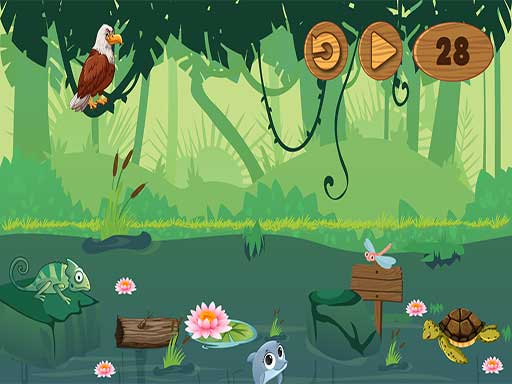 Jump Chameleon Runner Game