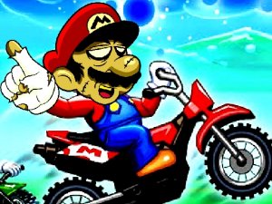 Super Mario Halloween Wheelie Arcade Game