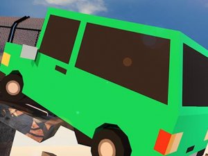 Broken Bridge Car Driving Online Arcade Game