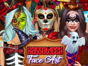 Halloween Face Art Online Makeup Game