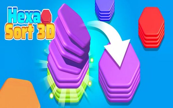 Hexa Sort 3D: Puzzle & Merge Game