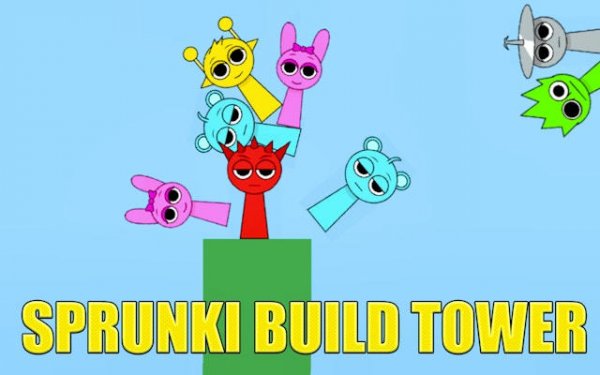 Sprunki Build Tower - Physics Puzzle Game
