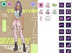 Pastel Future Dress-Up Creator
