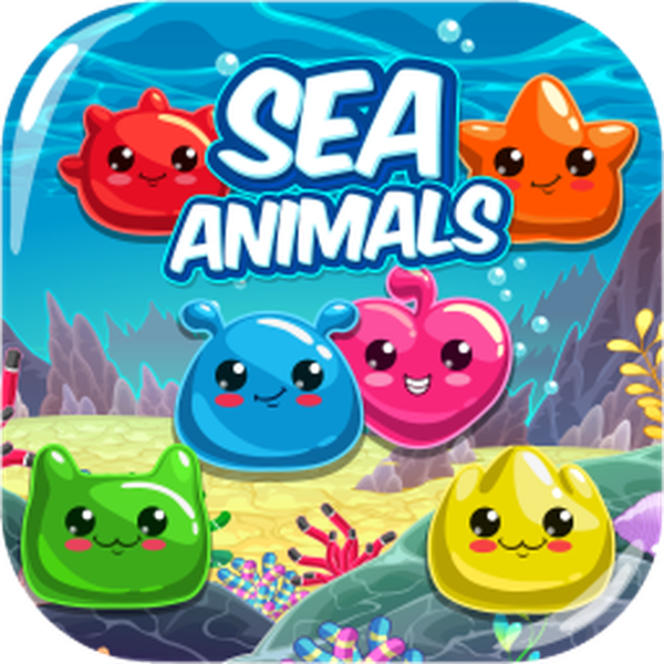 Sea Animals Match 3 Puzzle
